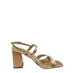 Sandali donna “Menbur” 24761 Collezione Primavera/Estate 2025 – Fucsia e Oro/Oro e Argento
