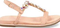 Sandali donna “Menbur” 24135 Collezione Primavera /Estate 2025 – Turchese/Nude/Fucsia