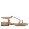 Sandali donna “Menbur” 24133 Collezione Primavera/Estate 2025 – Panna/Camel
