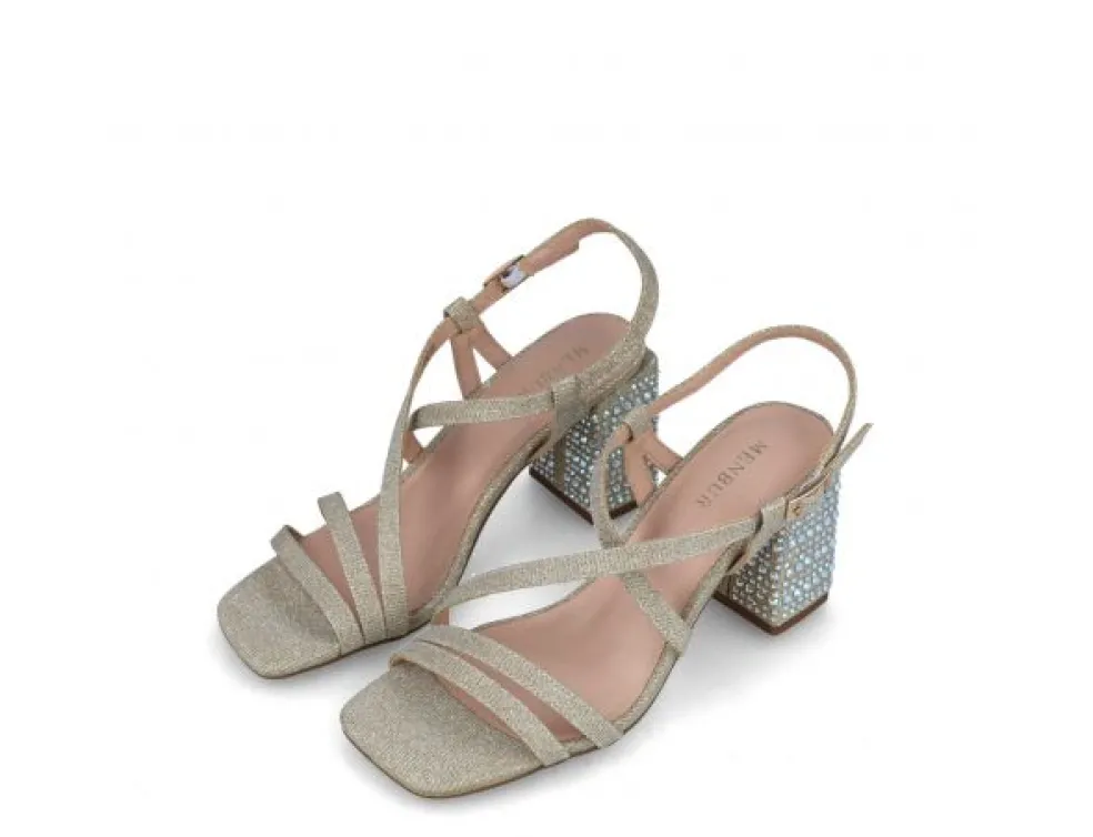 Sandali donna “Menbur” 23215 Collezione Primavera /Estate 2025 – Oro