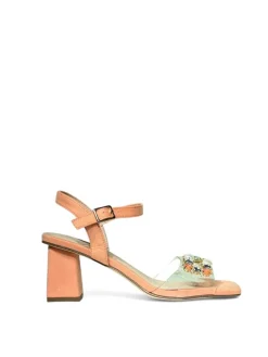 Sandali donna “Menbur” 23848 Collezione Primavera/Estate 2025 – Pesca/Giallo