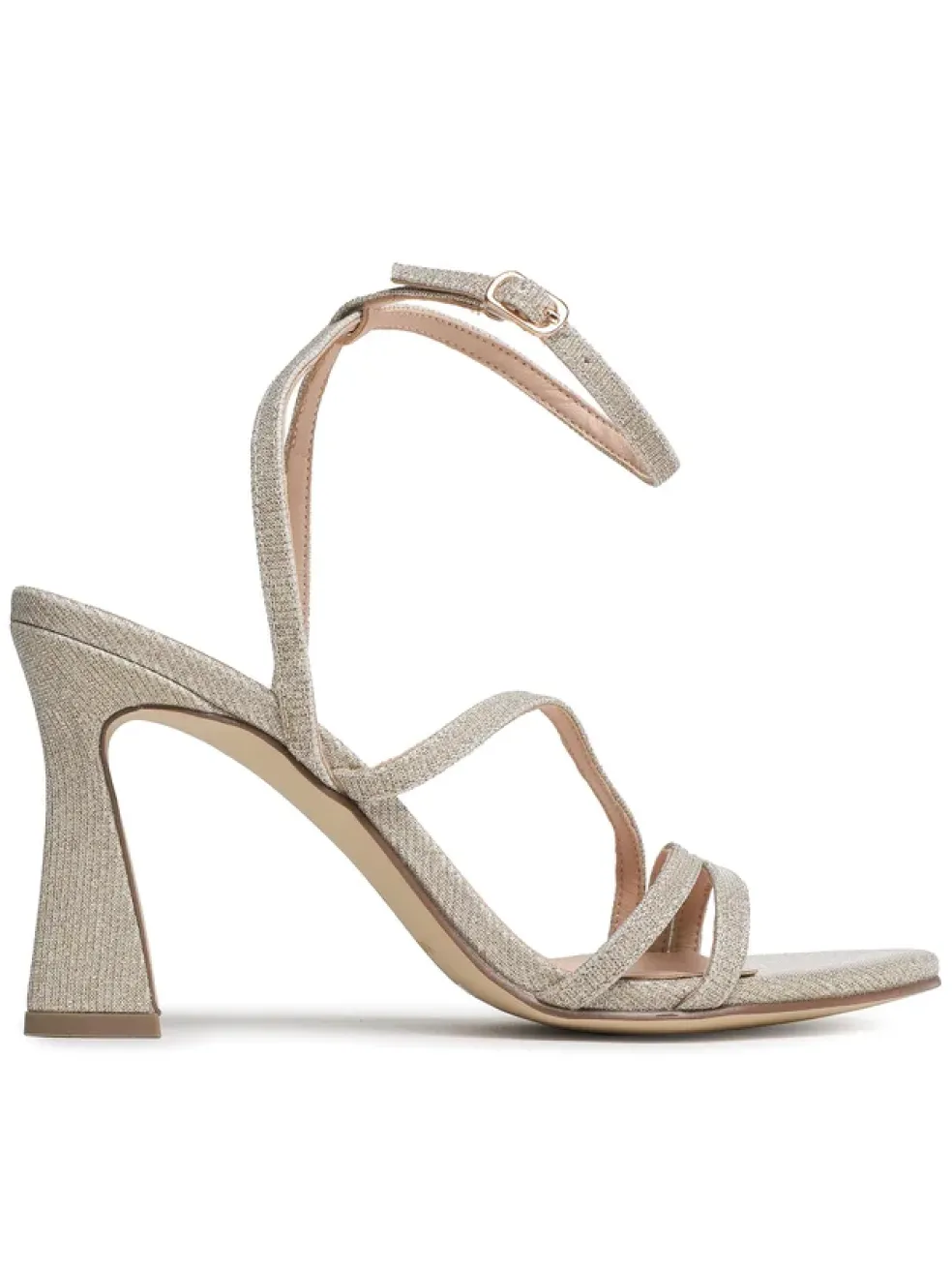 Sandali donna “Menbur” 24083 Collezione Primavera /Estate 2025 – Nero/Oro