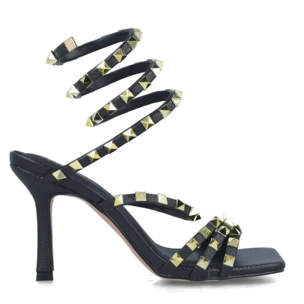 Sandali donna “Menbur” 23791 Collezione Primavera/Estate 2025 – Camel/Nero