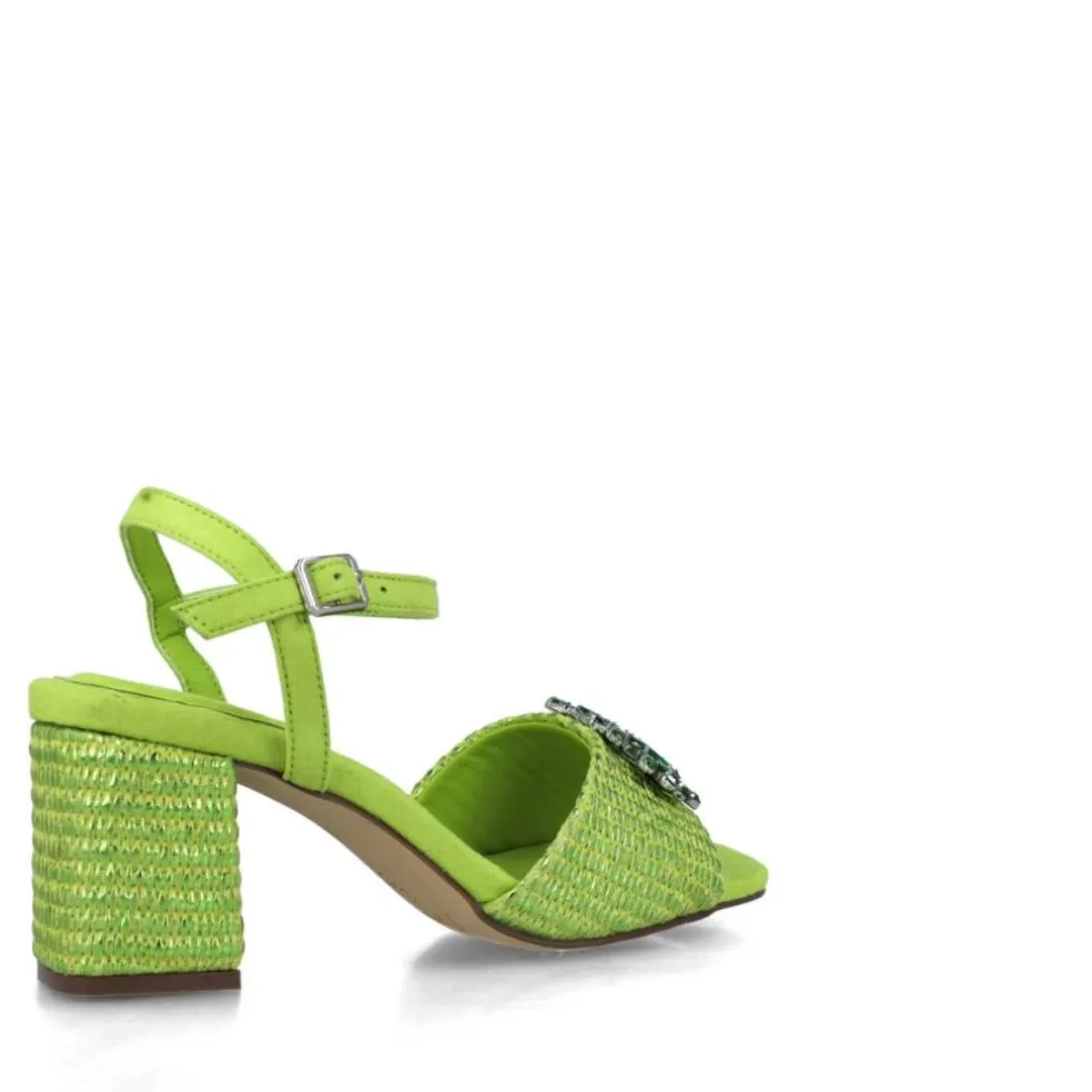 Sandali donna “Menbur” 25533 Collezione Primavera/Estate 2025 – Verde Lime