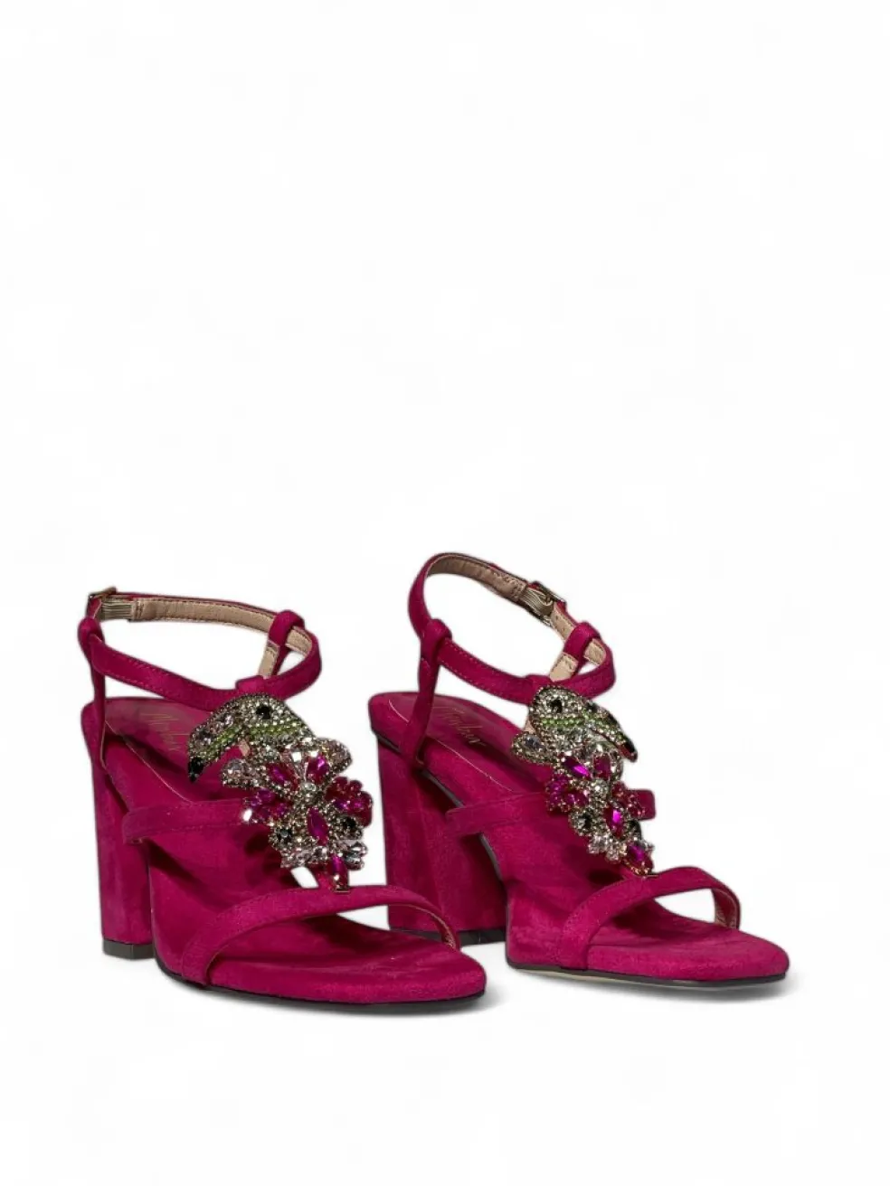 Sandali donna “Menbur” 24034 Collezione Primavera/Estate 2025 – Fucsia/Verde