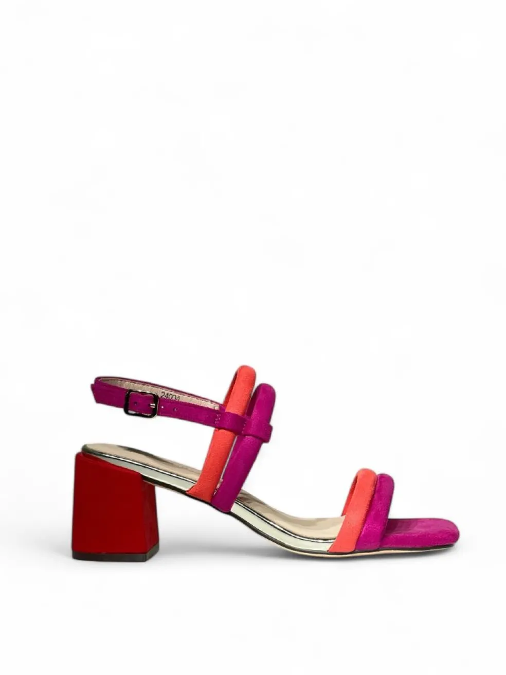 Sandali donna “Menbur” 24004 Collezione Primavera/Estate 2025 – blu multi/Rosso multi/Nude multi