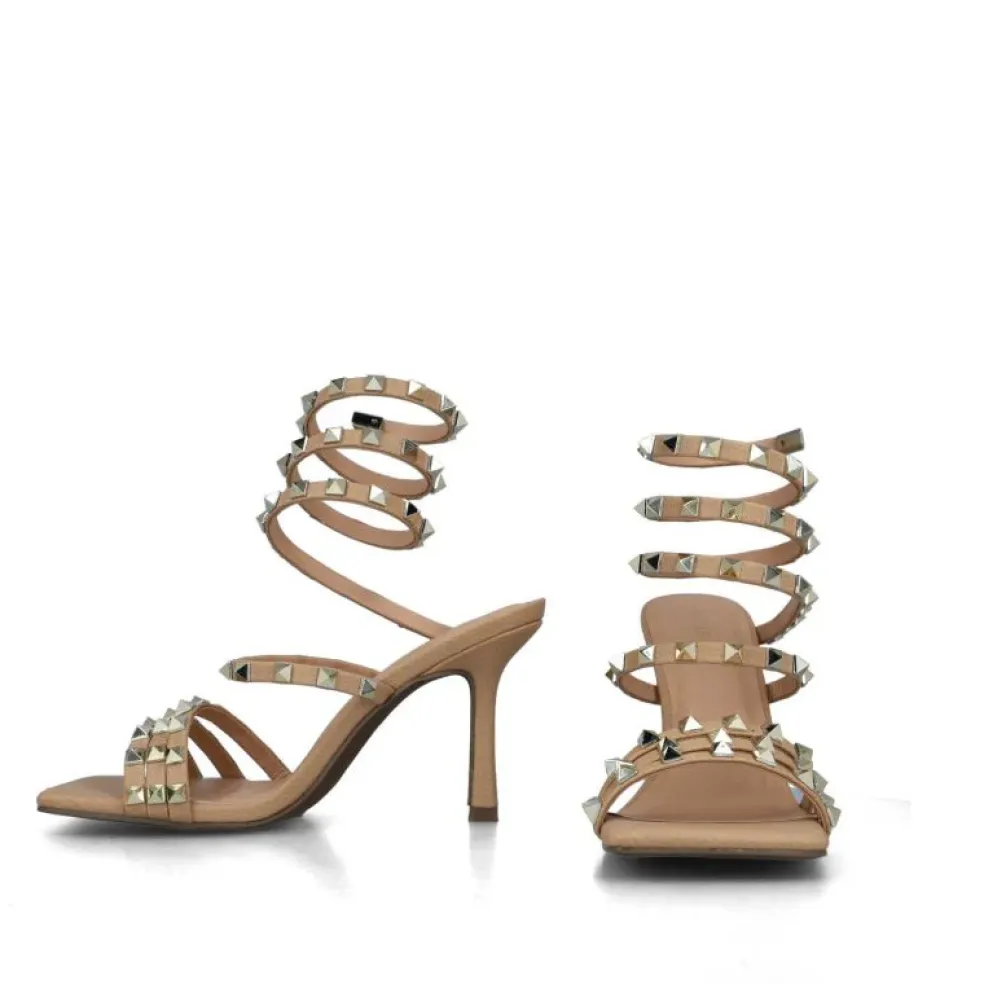 Sandali donna “Menbur” 23791 Collezione Primavera/Estate 2025 – Camel/Nero