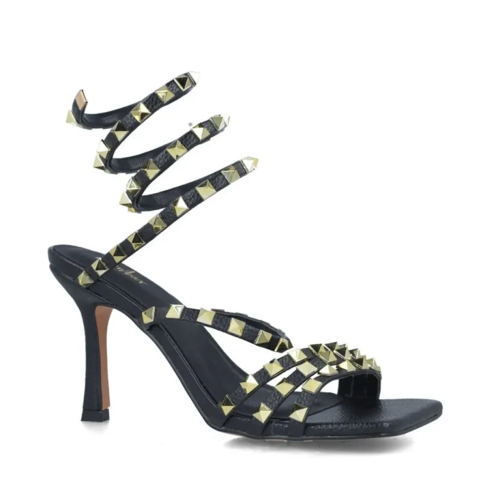 Sandali donna “Menbur” 23791 Collezione Primavera/Estate 2025 – Camel/Nero
