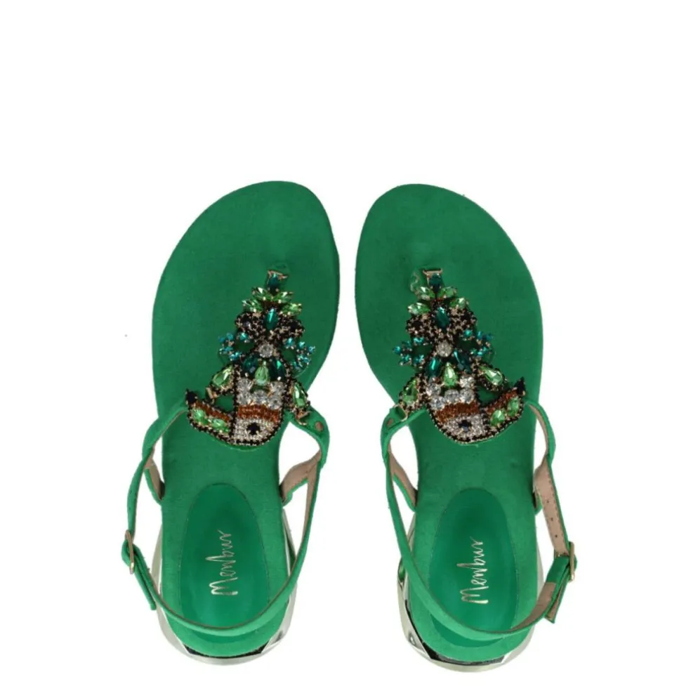 Sandali donna “Menbur” 24035 Collezione Primavera/Estate 2025 – Verde