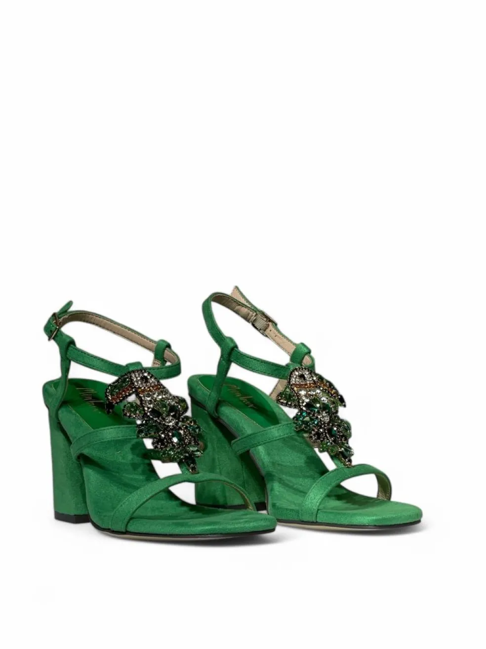 Sandali donna “Menbur” 24034 Collezione Primavera/Estate 2025 – Fucsia/Verde