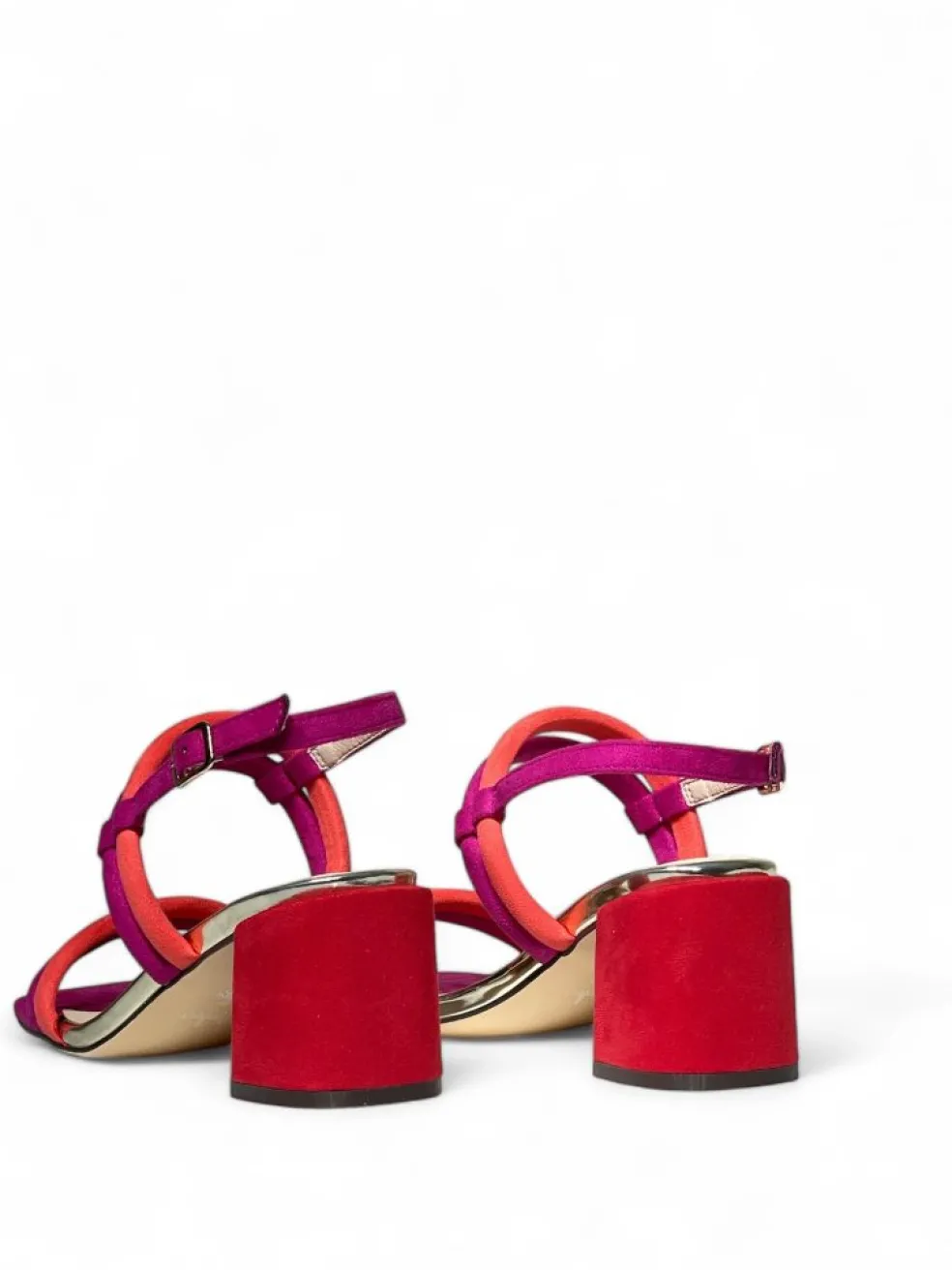 Sandali donna “Menbur” 24004 Collezione Primavera/Estate 2025 – blu multi/Rosso multi/Nude multi