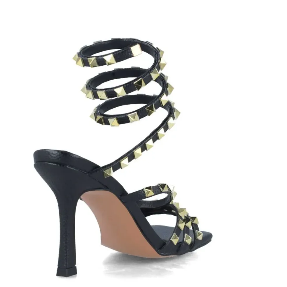 Sandali donna “Menbur” 23791 Collezione Primavera/Estate 2025 – Camel/Nero