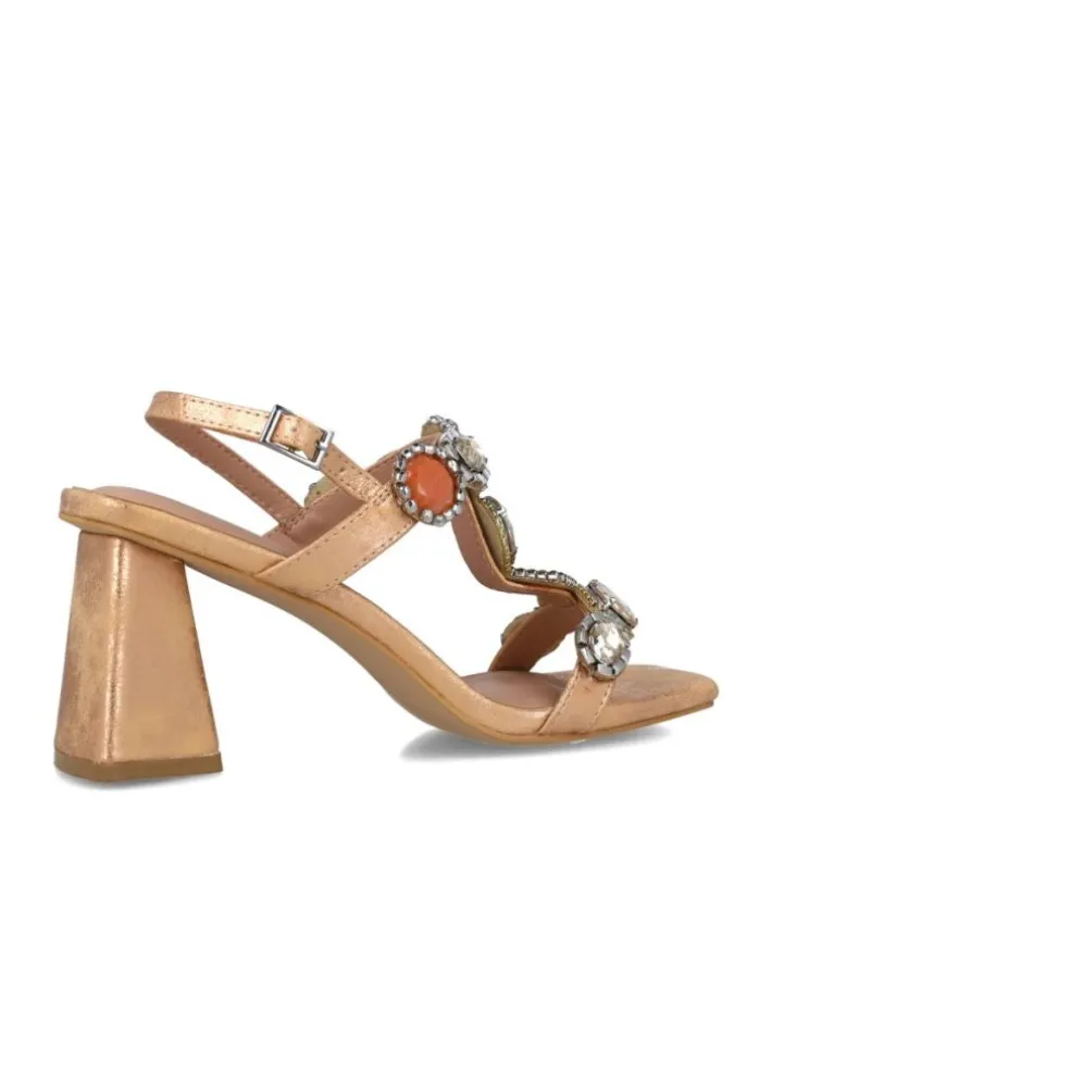 Sandali donna “Menbur” 25121 Collezione Primavera/Estate 2025 – Azzurro/Rosa/Pesca