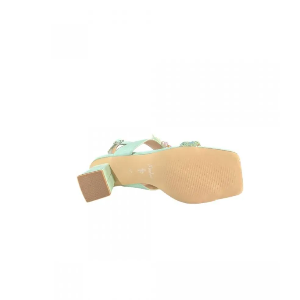 Sandali donna “Menbur” 24014 Collezione Primavera/Estate 2025 – Menta/Lilla