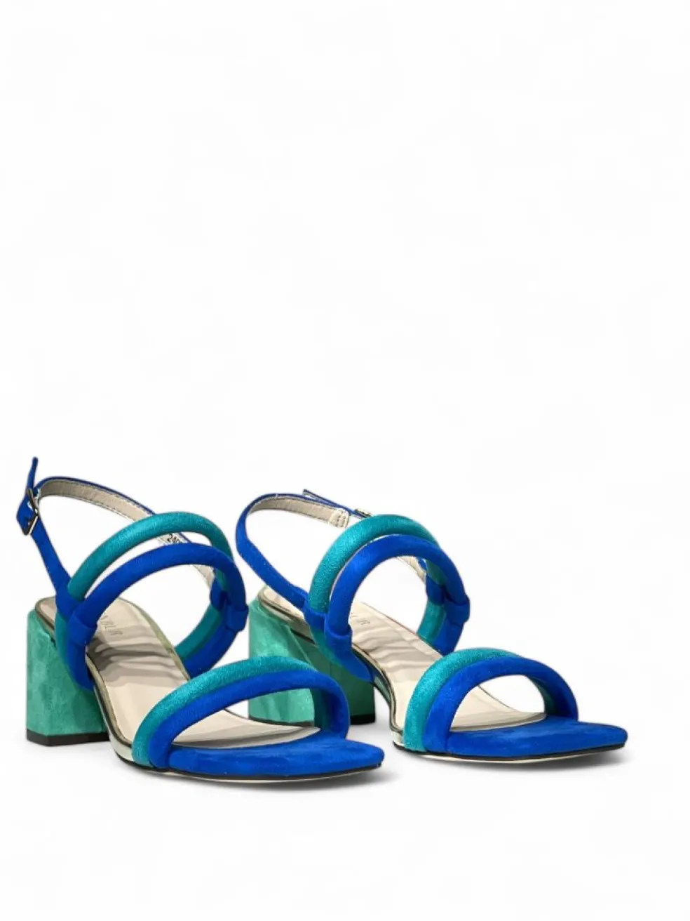 Sandali donna “Menbur” 24004 Collezione Primavera/Estate 2025 – blu multi/Rosso multi/Nude multi