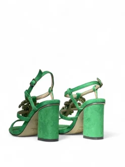 Sandali donna “Menbur” 24034 Collezione Primavera/Estate 2025 – Fucsia/Verde