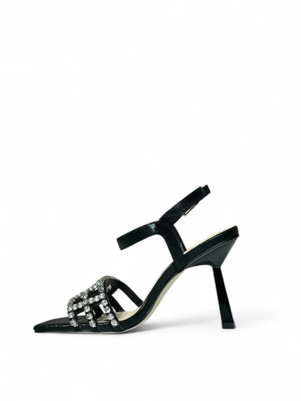 Sandali donna “Menbur” 23889 Collezione Primavera/Estate 2025 – Nero/Oro/Argento