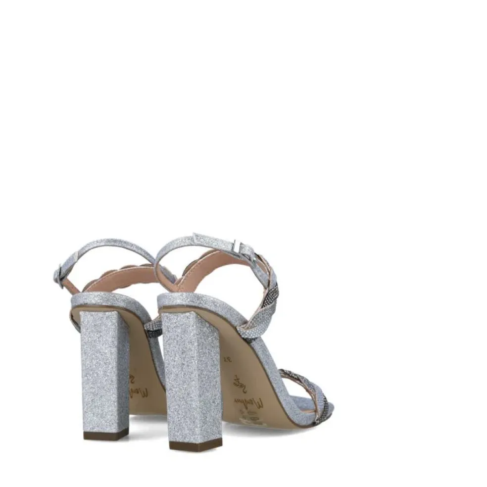 Sandali donna “Menbur” 23950 Collezione Primavera /Estate 2025 – Argento/Oro/Blu