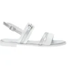 Sandali donna “Patrizia Pepe” PPJ291 Collezione Primavera /Estate 2025 – Bianco e argento