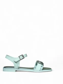 Sandali donna “Patrizia Pepe” PPJ292 Collezione Primavera /Estate 2025 – Bianco e argento/Bianco e cipria