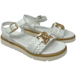 Sandali donna “Patrizia Pepe” PPJ295 Collezione Primavera /Estate 2025 – Bianco/Nude