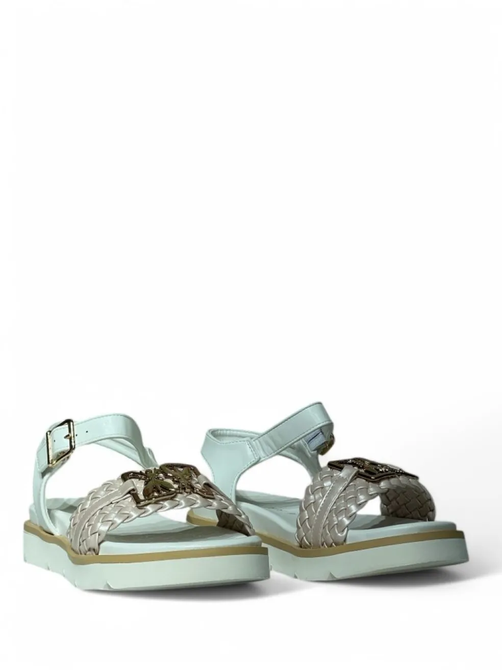 Sandali donna “Patrizia Pepe” PPJ295 Collezione Primavera /Estate 2025 – Bianco/Nude