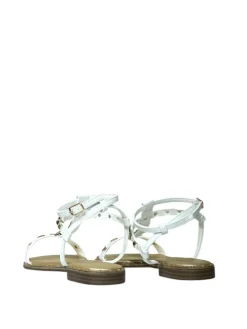 Sandali donna “Patrizia Pepe” PPJ294 Collezione Primavera /Estate 2025 – Cuoio/Nero/Bianco
