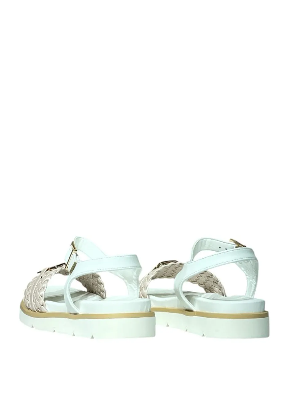 Sandali donna “Patrizia Pepe” PPJ295 Collezione Primavera /Estate 2025 – Bianco/Nude
