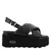 Sandali zeppa donna “Cult” CLW426400/401 Collezione Primavera/Estate 2025 – Nero/Bianco