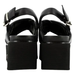 Sandali zeppa donna “Cult” CLW426400/401 Collezione Primavera/Estate 2025 – Nero/Bianco