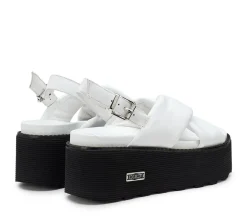 Sandali zeppa donna “Cult” CLW426400/401 Collezione Primavera/Estate 2025 – Nero/Bianco
