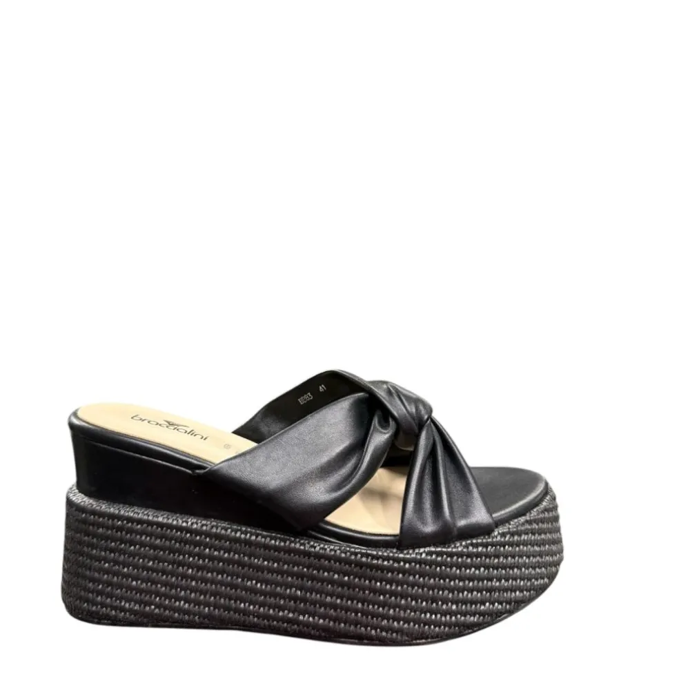 Scalzati Donna “Braccialini” BB83 Collezione Primavera/Estate 2025 – Nero