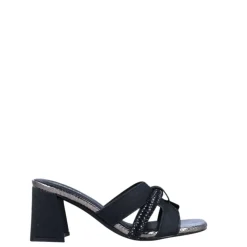Scalzati donna “Menbur” 25184 Collezione Primavera/Estate 2025 – Nero/Argento