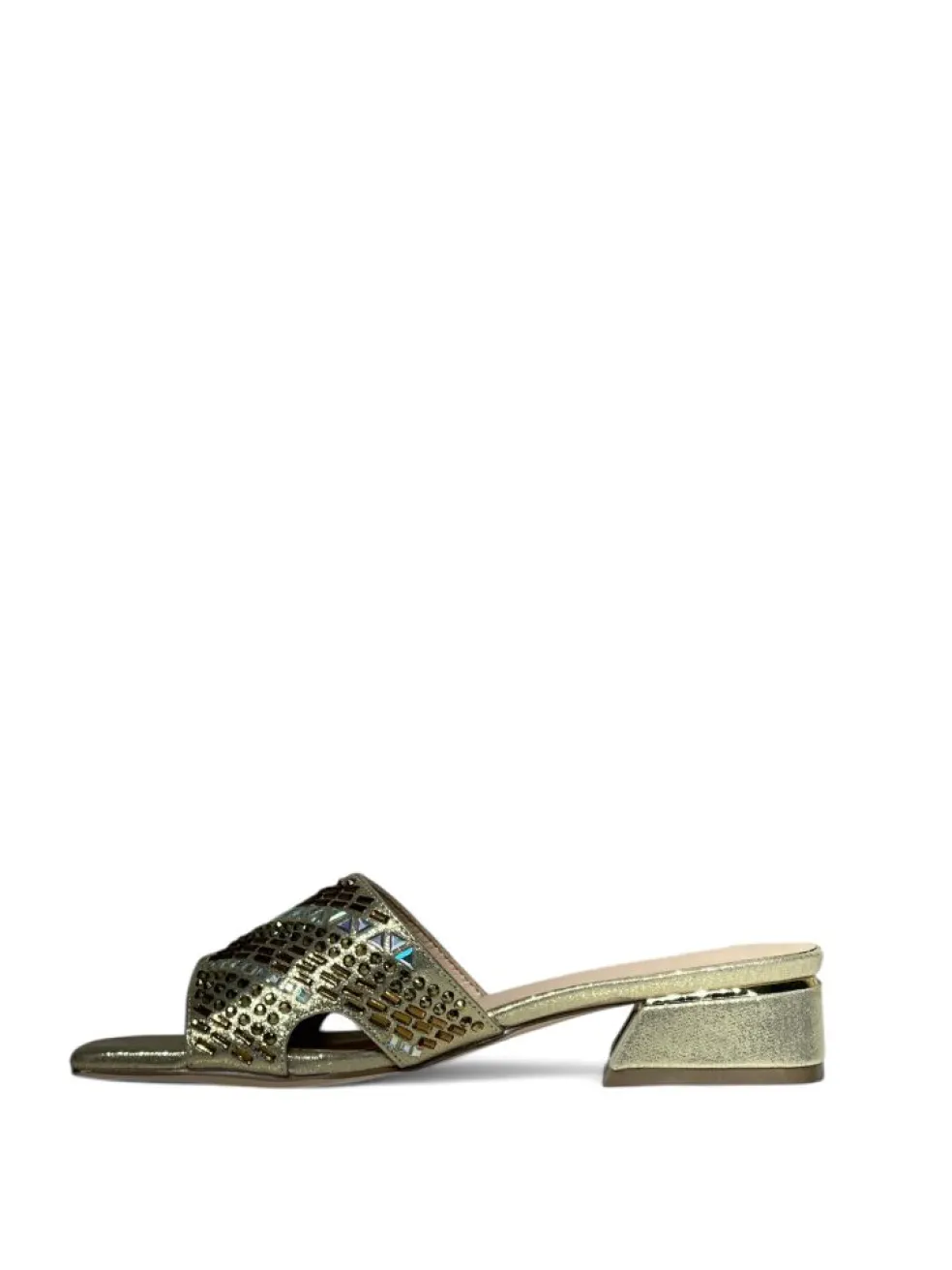 Scalzati donna “Menbur” 24159 Collezione Primavera/Estate 2025 – Oro/Nero/Argento