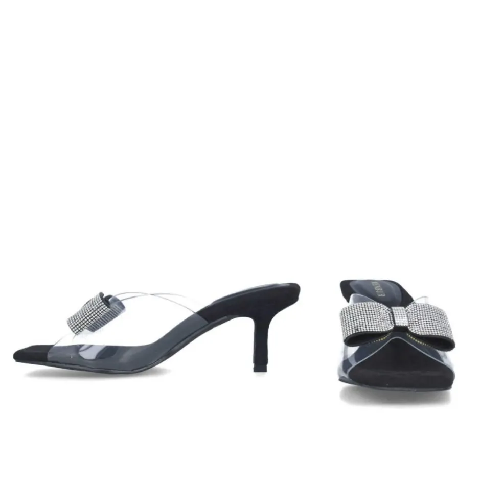 Scalzati donna “Menbur” 23726 Collezione Primavera/Estate 2025 – Nero/Nude
