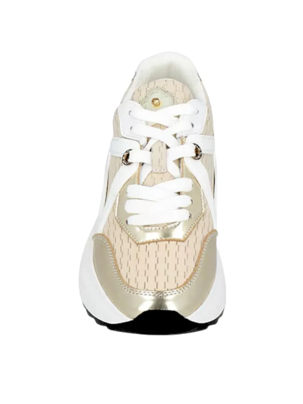 Sneakers donna “Apepazza” F3COZY05/SUL Collezione Primavera /Estate 2025 – Beige e oro