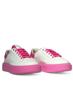 Sneakers donna “Baldinini” 48.414 Collezione Primavera/Estate 2025 – Bianco e fucsia