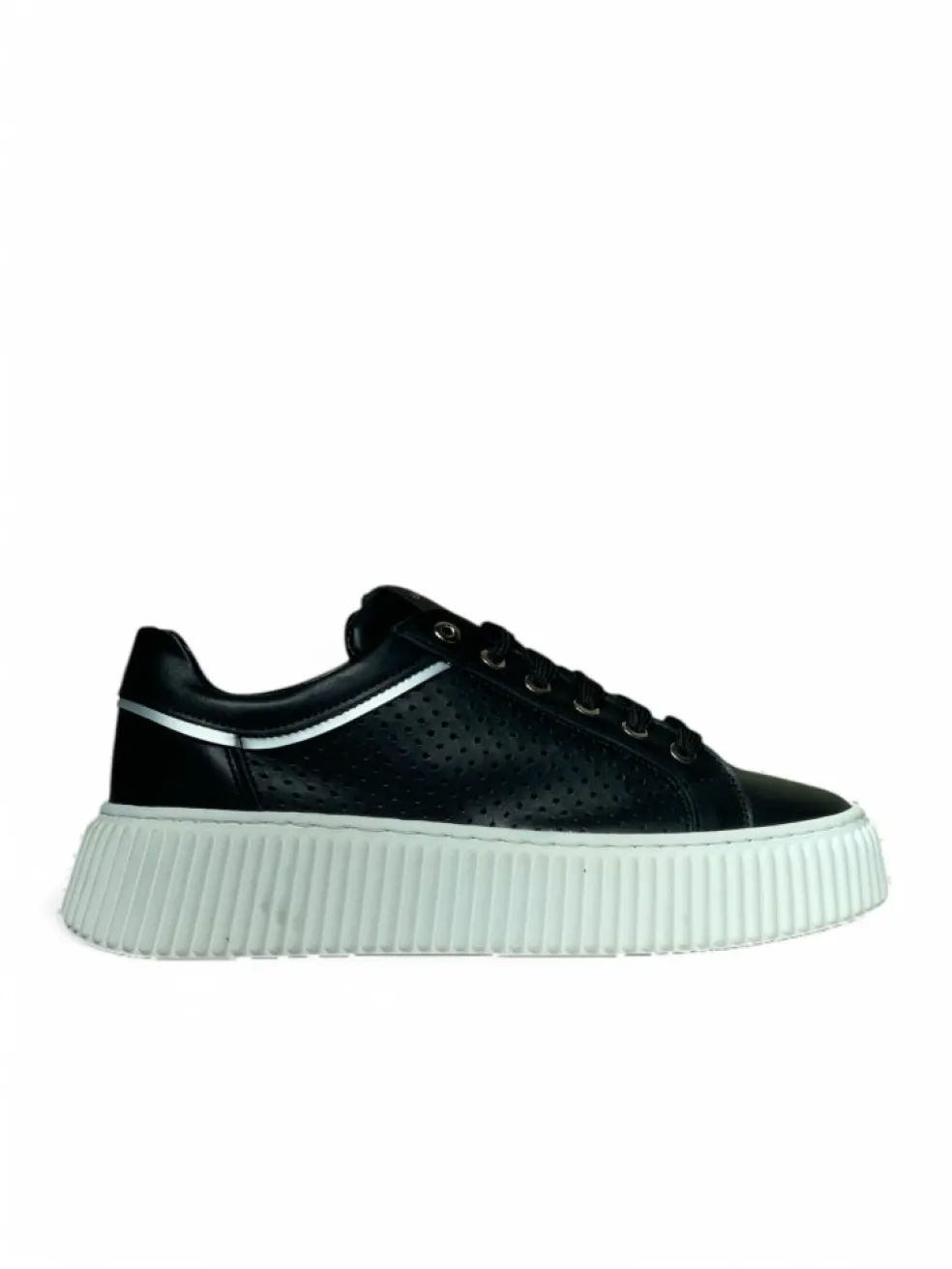 Sneakers donna “Baldinini” 48.407/48.410 Collezione Primavera/Estate 2025 – Nero/Bianco