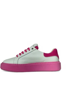 Sneakers donna “Baldinini” 48.414 Collezione Primavera/Estate 2025 – Bianco e fucsia