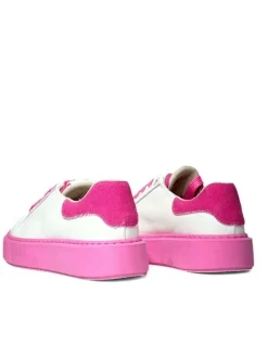 Sneakers donna “Baldinini” 48.414 Collezione Primavera/Estate 2025 – Bianco e fucsia