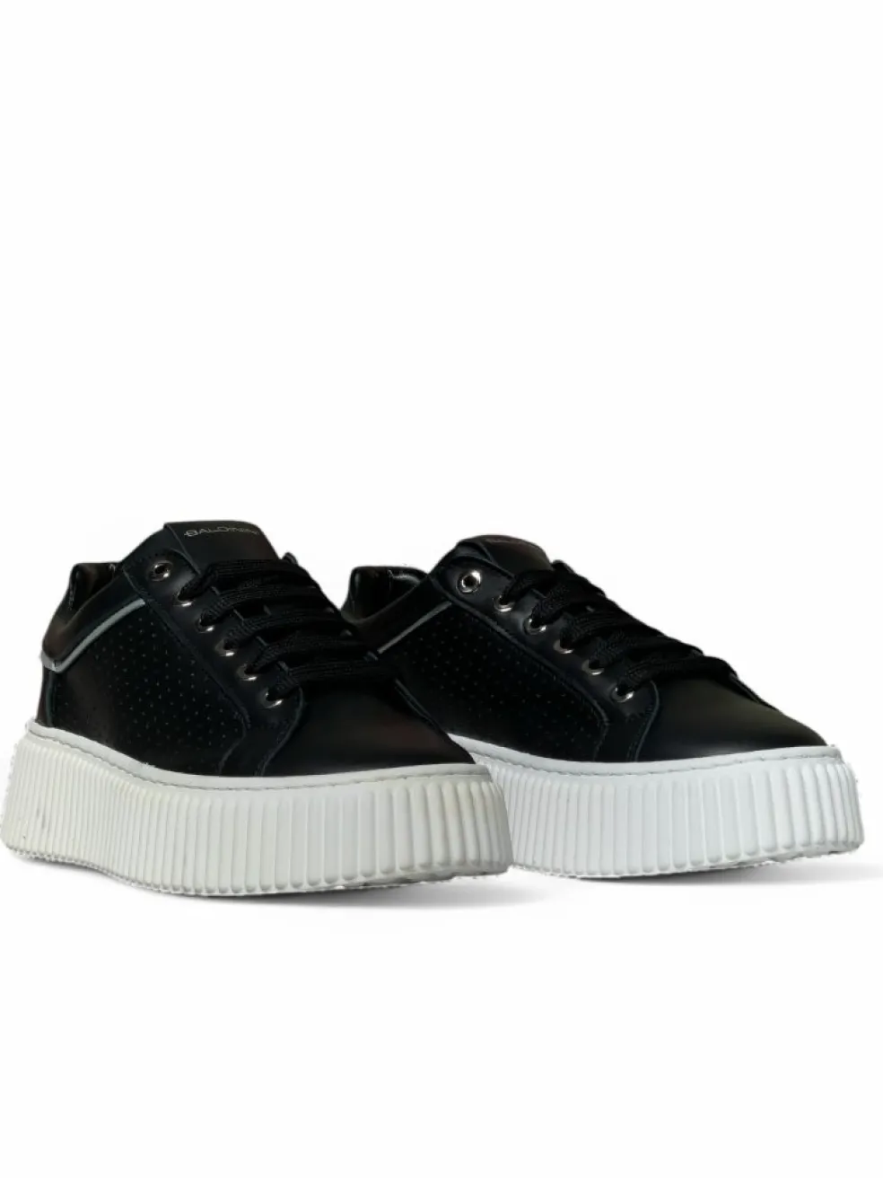 Sneakers donna “Baldinini” 48.407/48.410 Collezione Primavera/Estate 2025 – Nero/Bianco