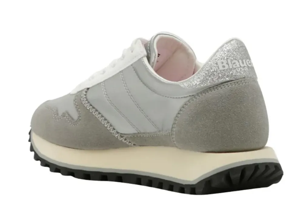 Sneakers donna “Blauer” MILLEN01 Collezione Primavera/Estate 2025 – Grigio