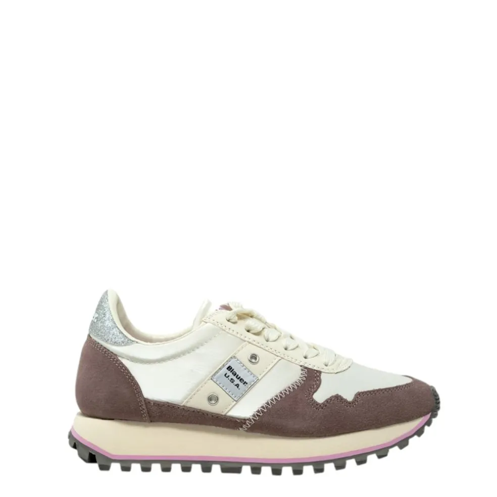 Sneakers donna “Blauer” S3MILLEN01/NYP Collezione Primavera/Estate 2025 – Marrone Multi
