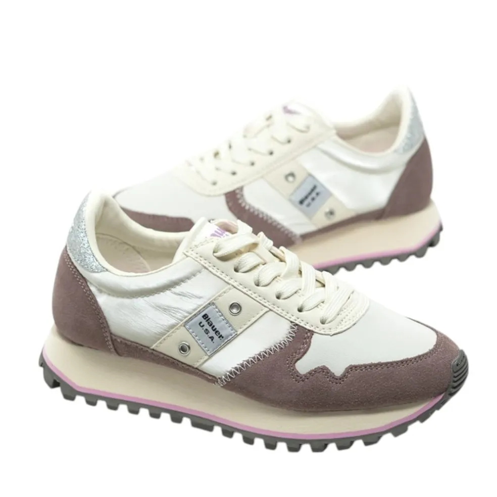 Sneakers donna “Blauer” S3MILLEN01/NYP Collezione Primavera/Estate 2025 – Marrone Multi