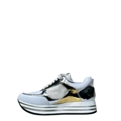 Sneakers donna “Braccialini” BB108 Collezione Primavera/Estate 2025 – Bianco Multi