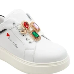 Sneakers donna “Braccialini” BB103 Collezione Primavera/Estate 2025 – Bianco e nero