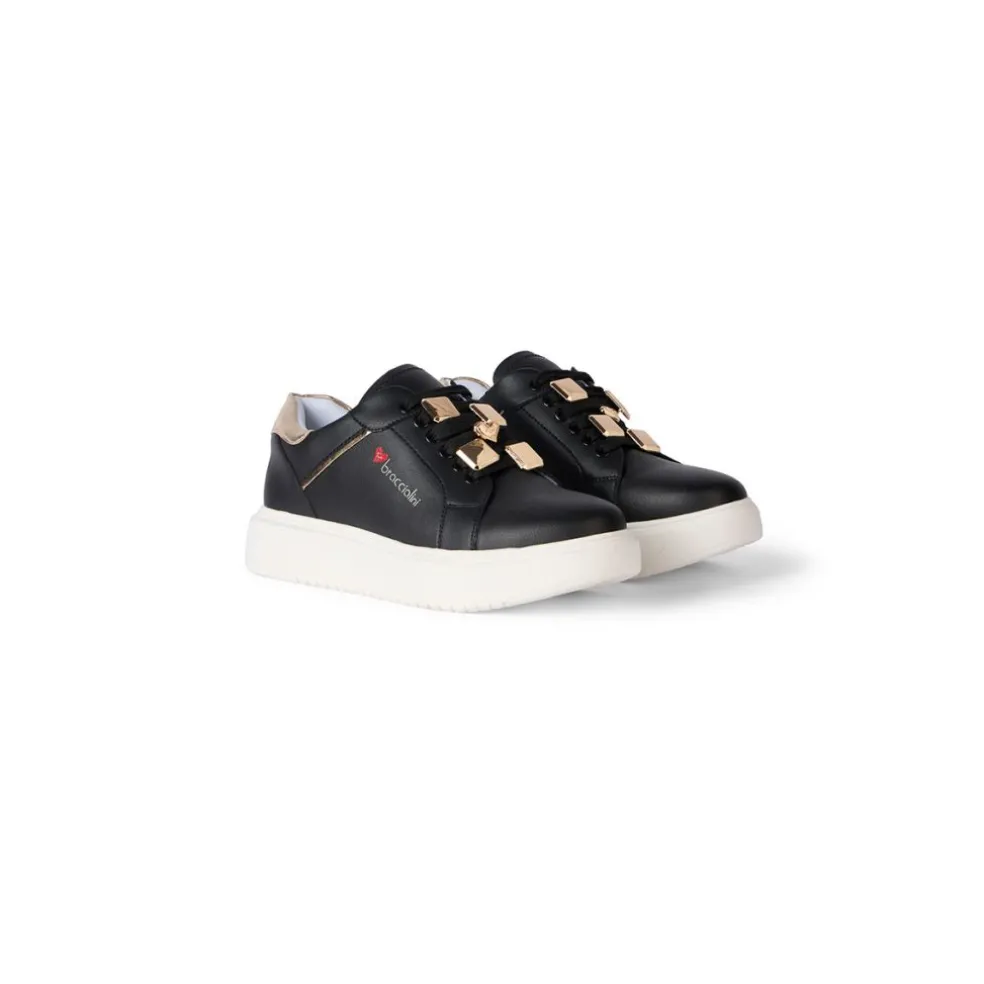 Sneakers donna “Braccialini” BB104 Collezione Primavera/Estate 2025 – Nero