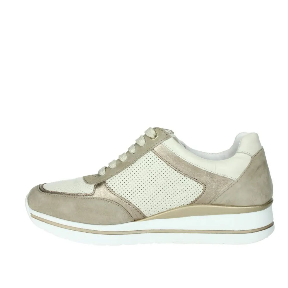 Sneakers donna “Cinzia Soft” IV2021359 Collezione Primavera/Estate 2025 – Beige e Oro