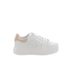Sneakers donna “Cult” CLW423601 Collezione Primavera/Estate 2025 – Bianco e caramello