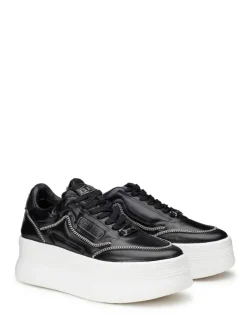 Sneakers donna “Cult” CLW396600/601 Collezione Primavera/Estate 2025 – Bianco argento/Nero